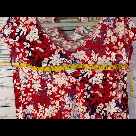 🍀Lucky Brand🍀Floral long shirt Sz:XS - Picture 4 of 7